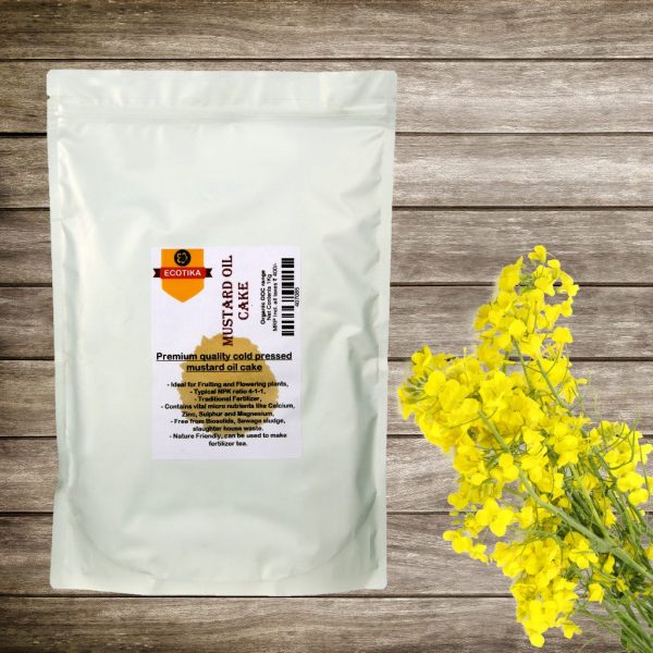 Organic Mustard Oil Cake - Cold Pressed